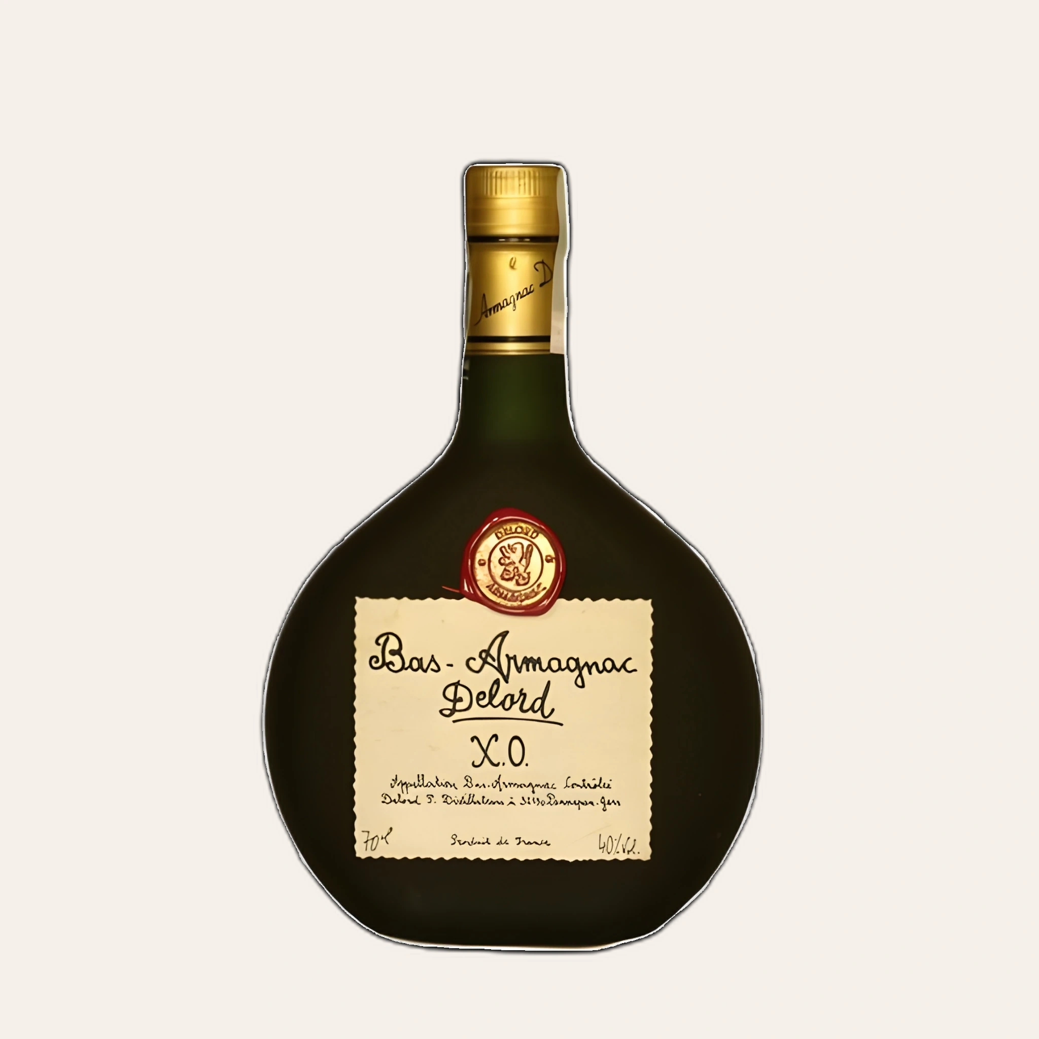 Rượu Brandy Pháp Armagnac Delord XO Bottle Basquaise