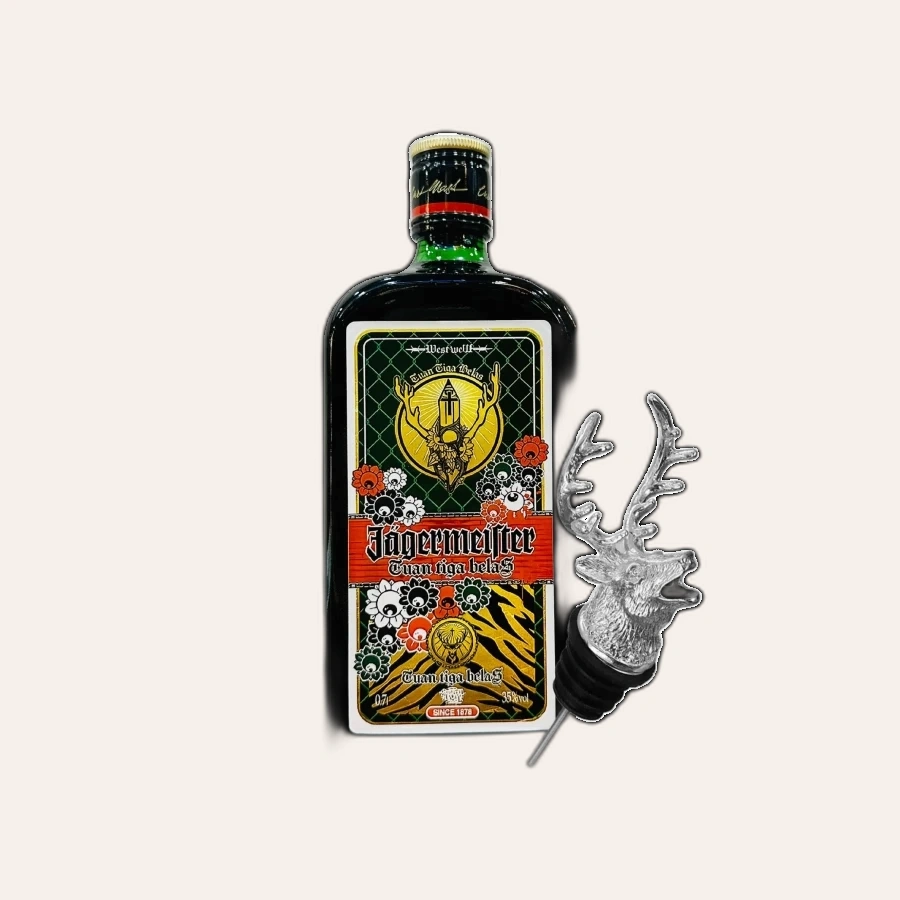 Rượu Liqueur Đức Jagermeister Be The Meister Collector's Edition Kèm Hộp Quà Chính Hãng 2024