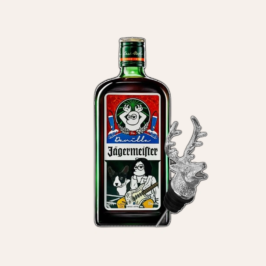 Rượu Liqueur Đức Jagermeister Be The Meister Collector's Edition Kèm Hộp Quà Chính Hãng 2024
