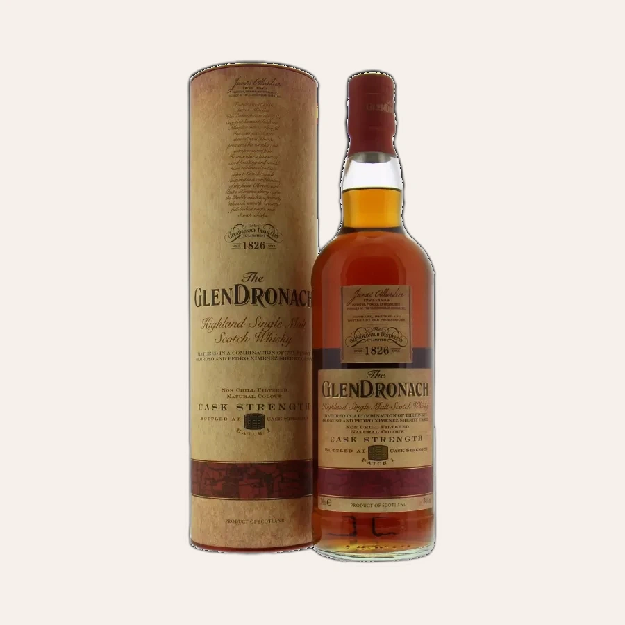 Rượu Whisky GlenDronach Cask Strength Batch 1