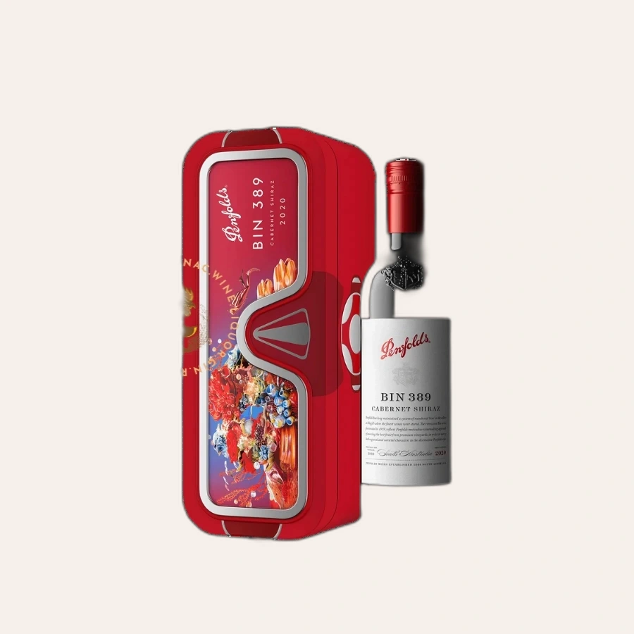 Rượu Vang Đỏ Úc Penfolds Bin 389 Hộp Quà Tết 2025