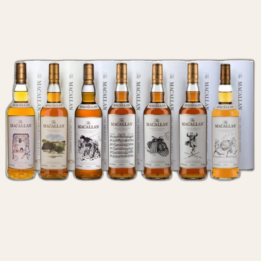 Rượu Whisky Macallan Folio Full Collection 1-7