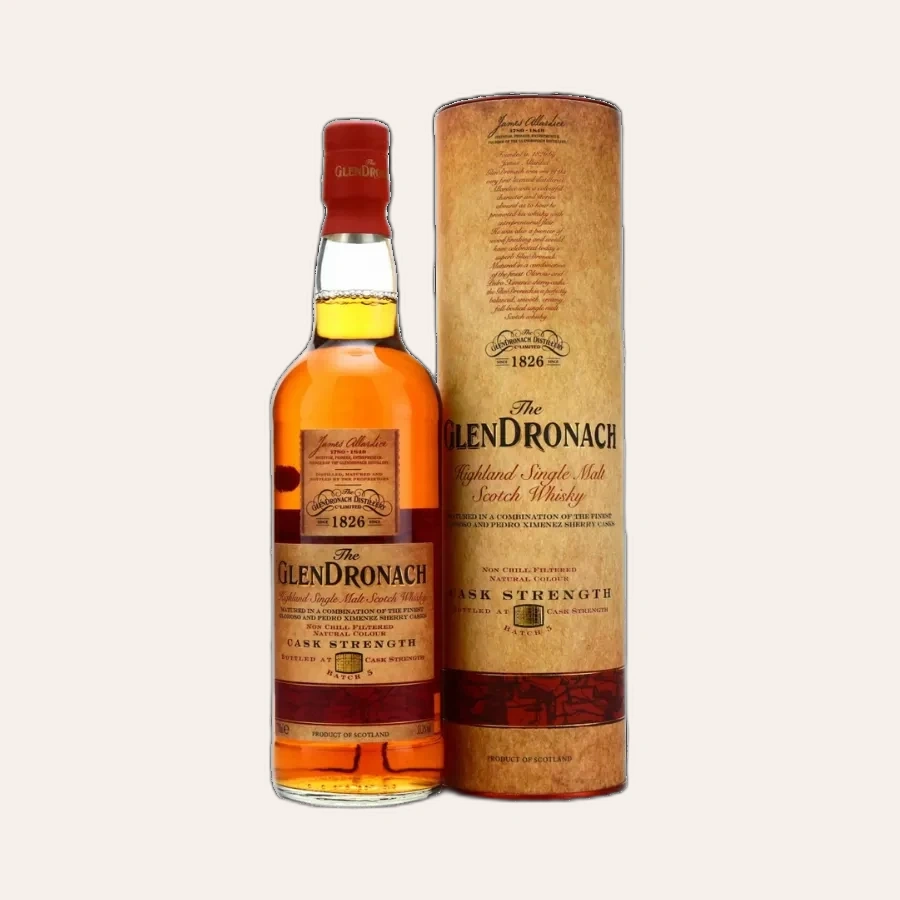 Rượu Whisky GlenDronach Cask Strength Batch 5