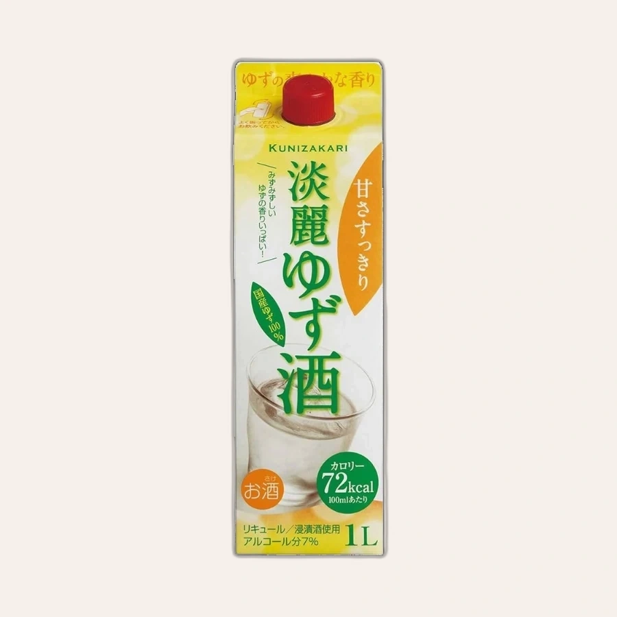 Rượu Yuzu Nhật Bản Kunizakari Tanrei Pack
