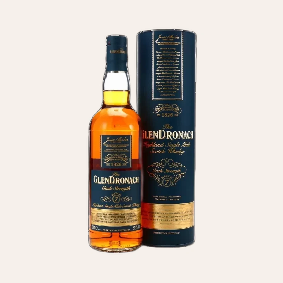 Rượu Whisky GlenDronach Cask Strength Batch 7
