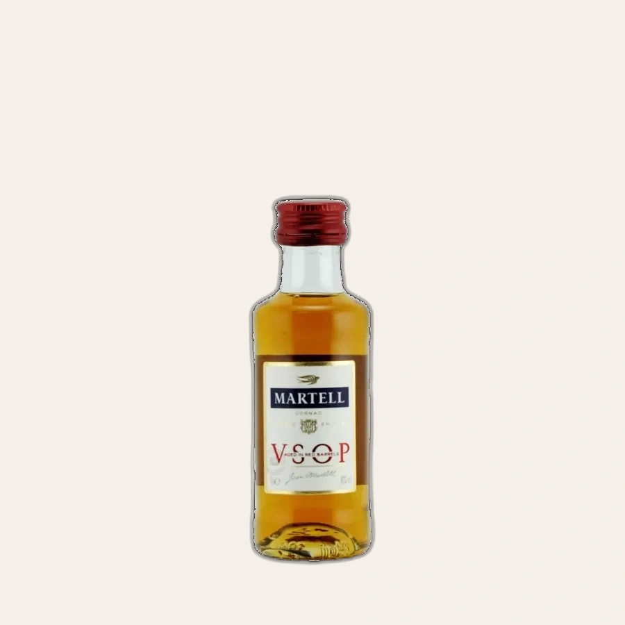 Rượu Cognac Pháp Martell VSOP Red Barrel Chai Mini 50ml