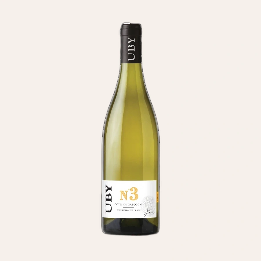 Rượu Vang Trắng Pháp Domaine UBY No 3 Cotes de Gascogne