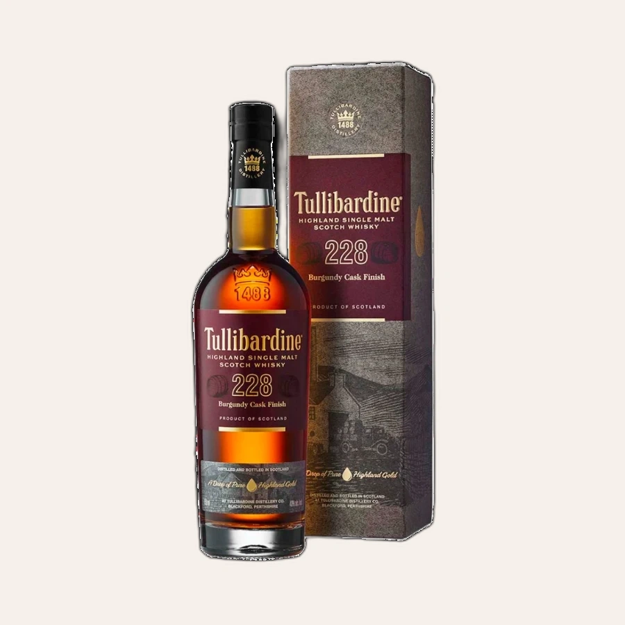 Rượu Whisky Tullibardine 228 Burgundy Cask Finish