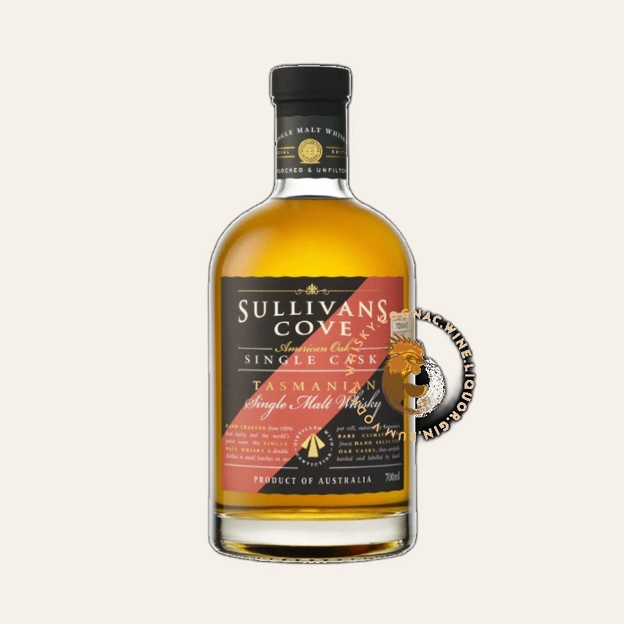 Rượu Whisky Úc Sullivans Cove 10 Year Old American Oak Second-Fill