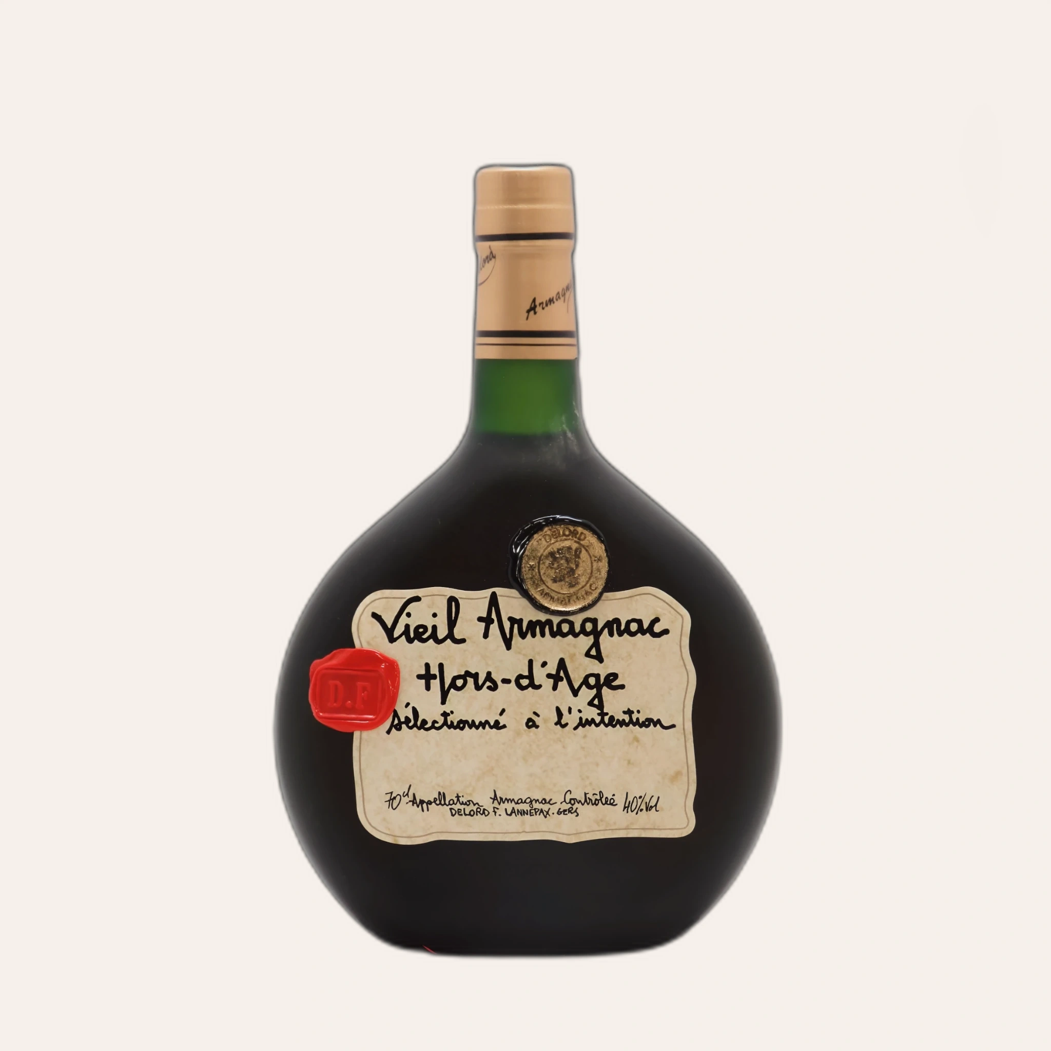 Rượu Brandy Pháp Armagnac Delord Hors d'Age bottle Basquaise