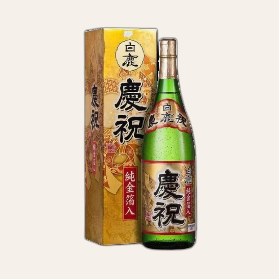 Rượu Sake Nhật Bản Hakushika Keishiku Gold Magnum 1.8L