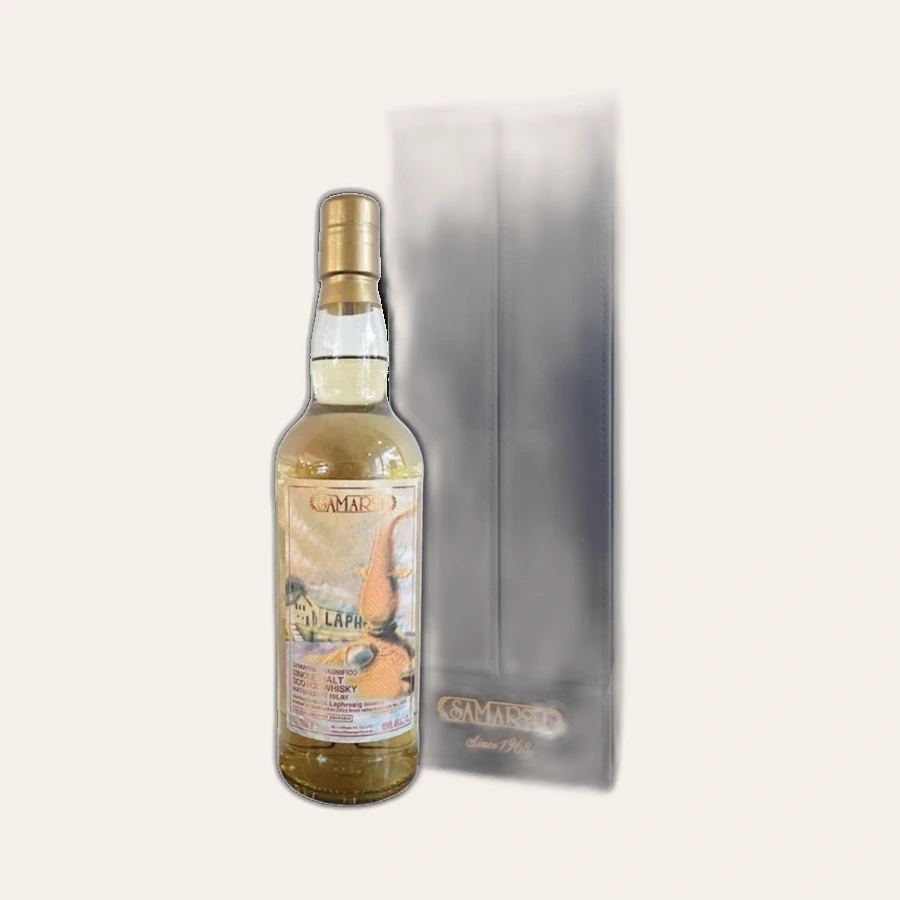 Rượu Whisky Laphroaig 25 Year Old 1997 Bottled 2022 Samaroli