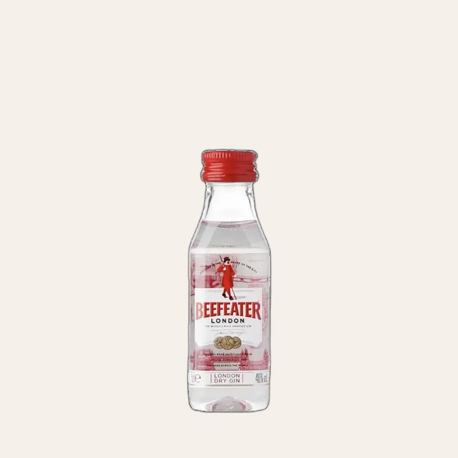 Rượu Gin Anh Quốc Beefeater London Dry Gin Chai Mini 50ml
