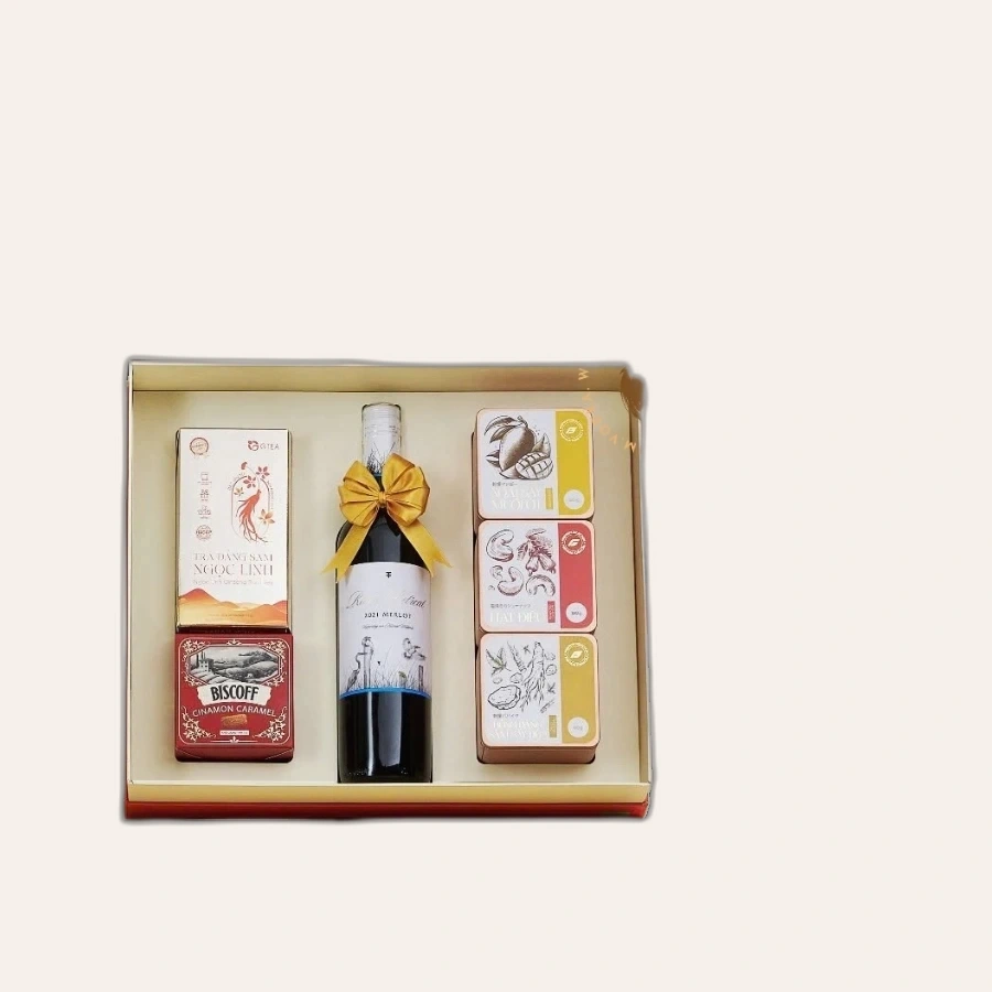 Rượu Vang Đỏ Úc Trentham Estate River Retreat Hộp Quà Tết 2025