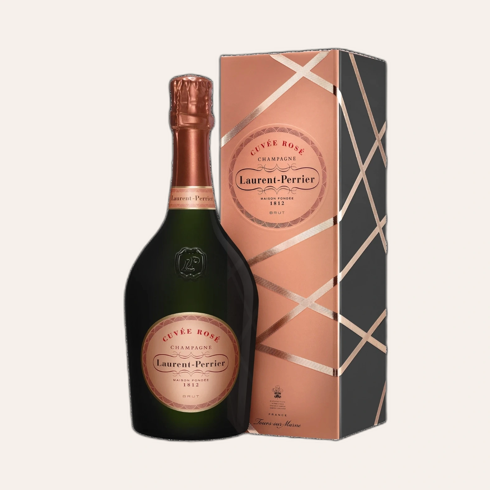 Rượu Champagne Pháp Laurent Perrier Cuvee Rose Kèm Hộp