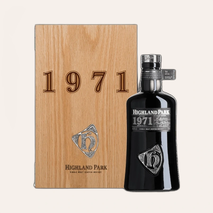 Rượu Whisky Highland Park 40 Year Old 1971 Orcadian Vintage Series Bottled In 2011