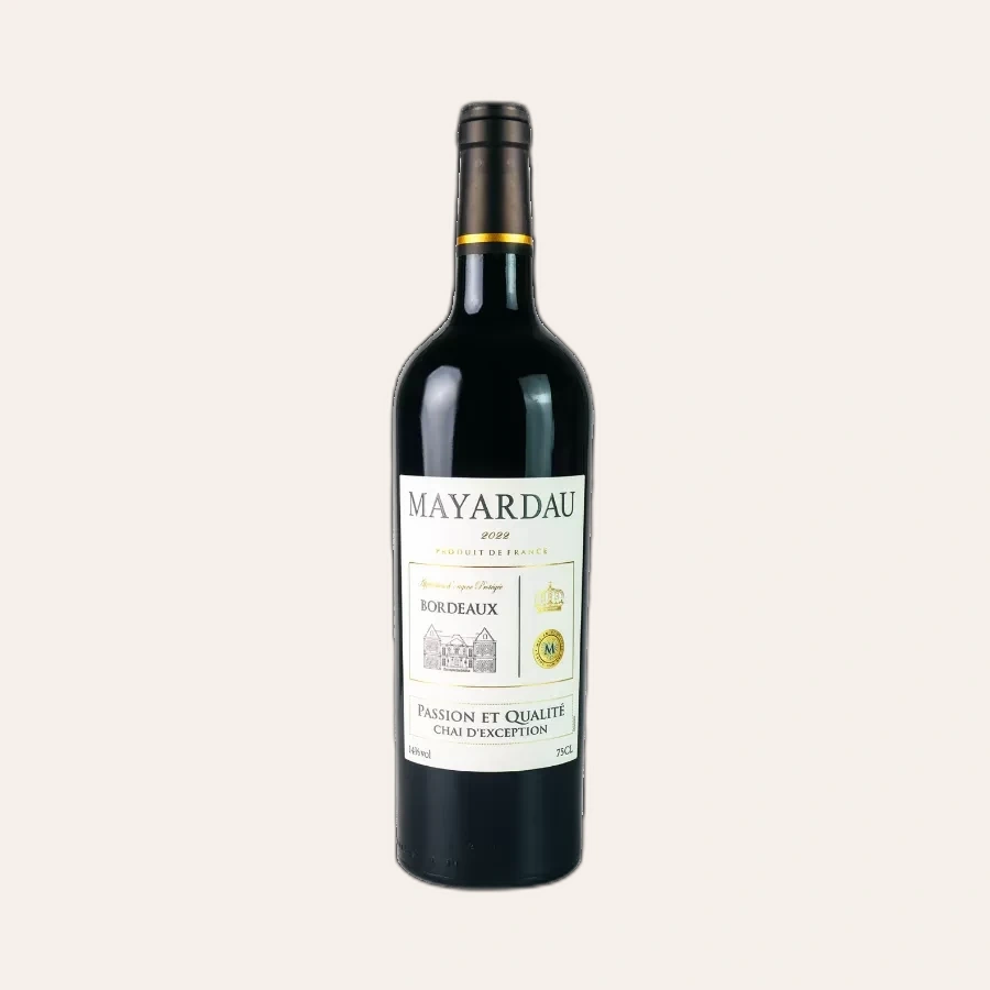 Rượu Vang Đỏ Pháp Mayardau 2022 Bordeaux
