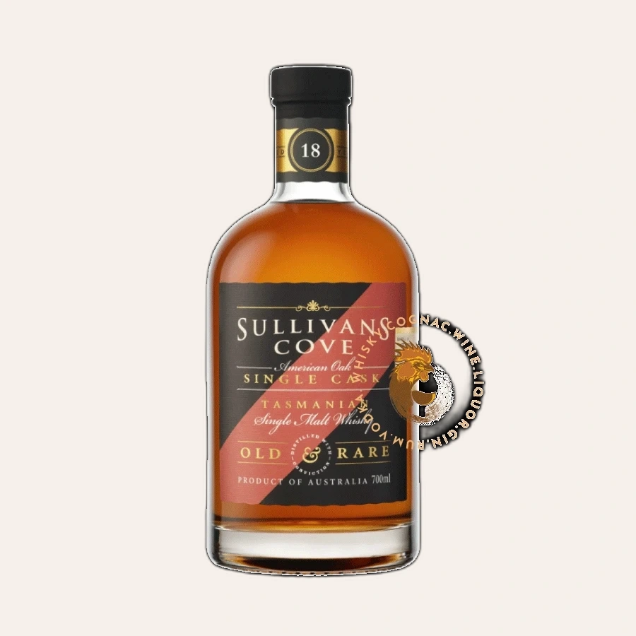 Rượu Whisky Úc Sullivans Cove 18 Year Old Old & Rare American Oak Second-Fill