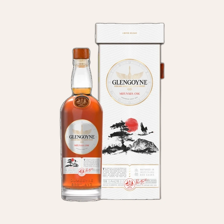 Rượu Whisky Glengoyne 16 Year Old Mizunara Oak