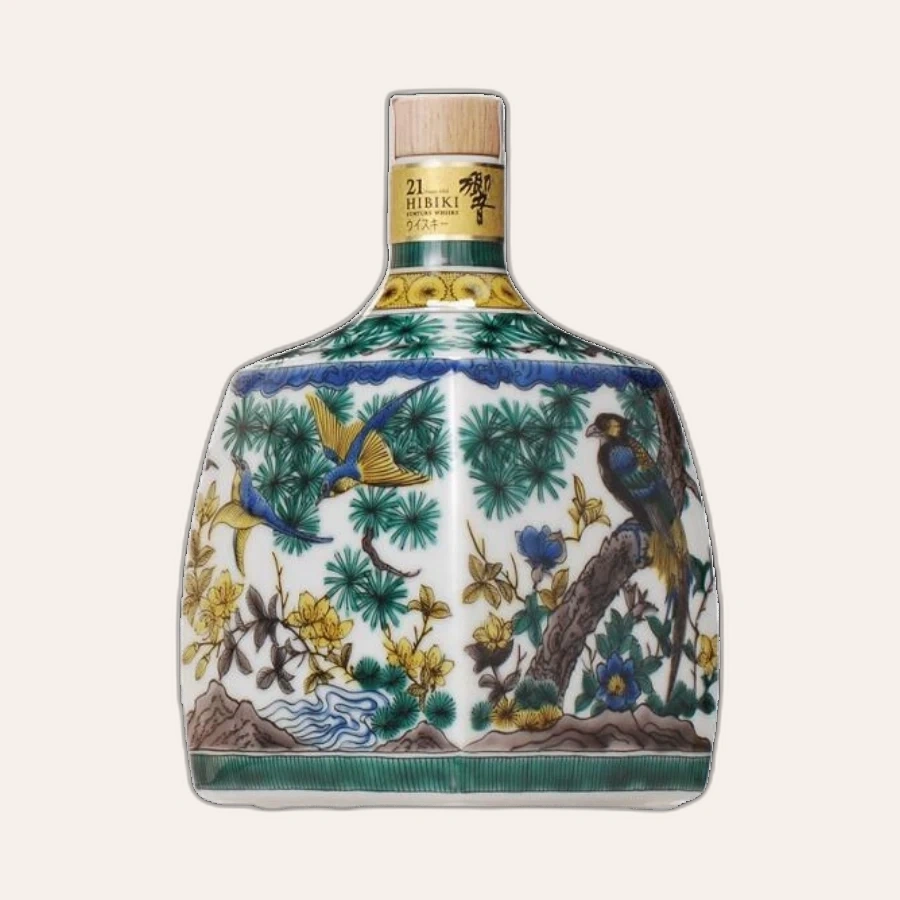 Rượu Whisky Nhật Hibiki 21 Year Old Kutani Ceramic Decanter 2012 Release