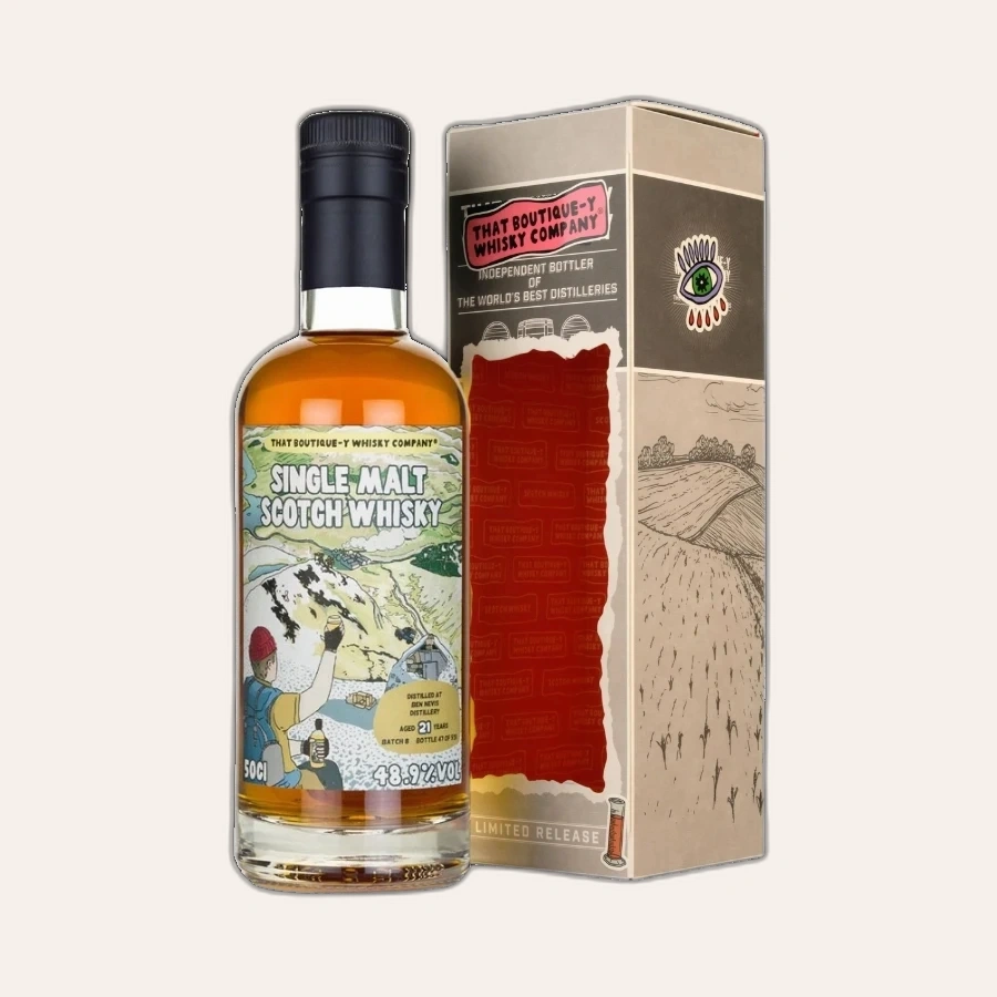 Rượu Whisky Ben Nevis 21 Year Old Single Malt Scotch Whisky Batch 8