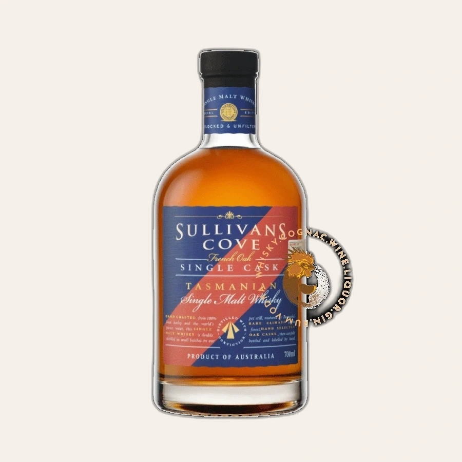 Rượu Whisky Úc Sullivans Cove 10 Year Old French Oak Second-Fill
