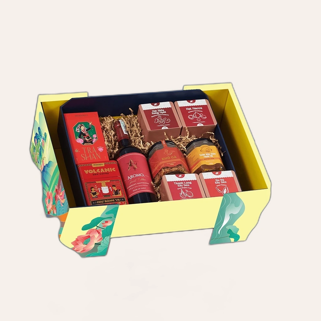 Hộp Quà Tết Tinh Hoa Hội Tụ Rượu vang đỏ Aromo Special Edition Cabernet Sauvignon 750ml