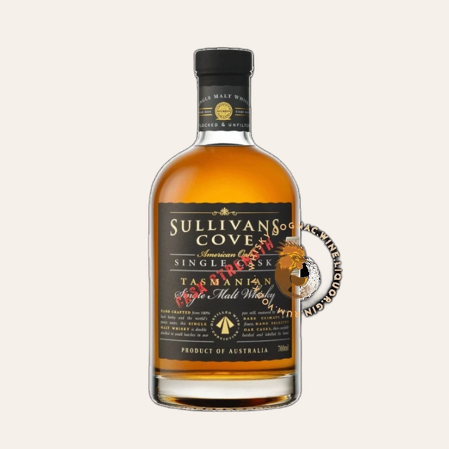 Rượu Whisky Úc Sullivans Cove 9 Year Old American Oak Cask Strength