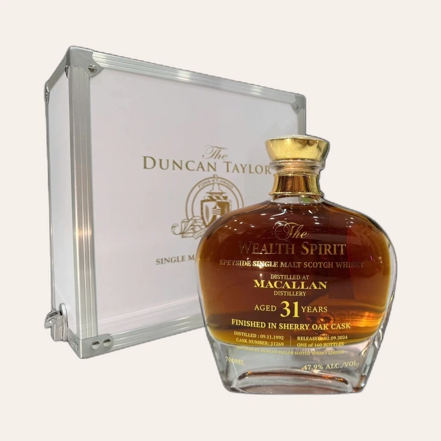 Rượu Whisky Macallan 31 Year Old The Wealth Spirit Series Duncan Taylor 1992