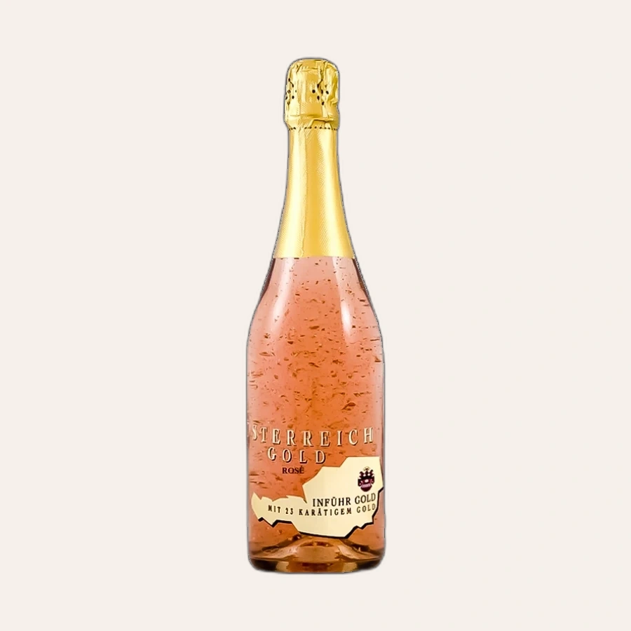 Rượu Sparkling Áo Österreich Gold Rosé