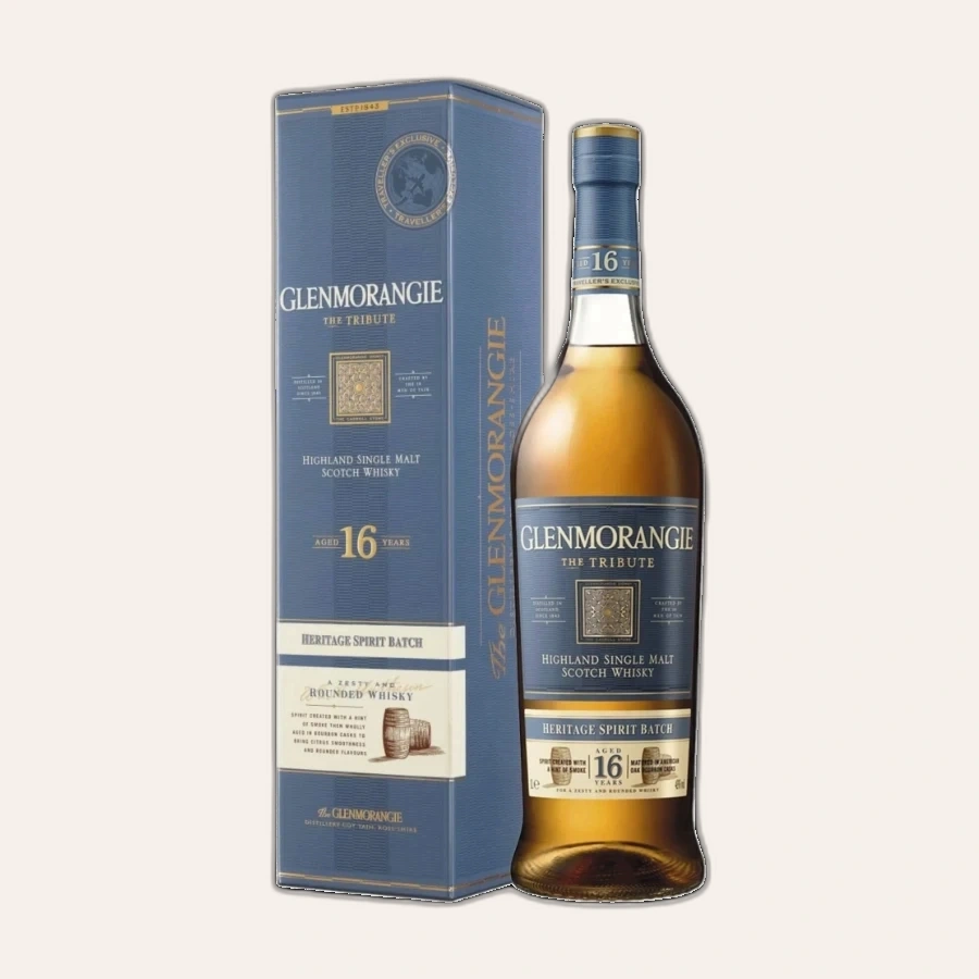 Rượu Whisky Glenmorangie The Tribute 16 Year Old Heritage Spirit Batch