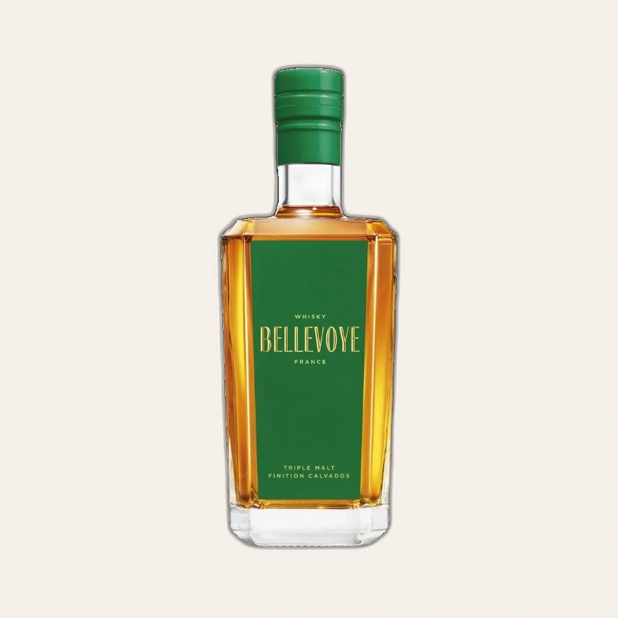 Rượu Whisky Bellevoye Green Blended Malt Whisky De France Finition Calvados