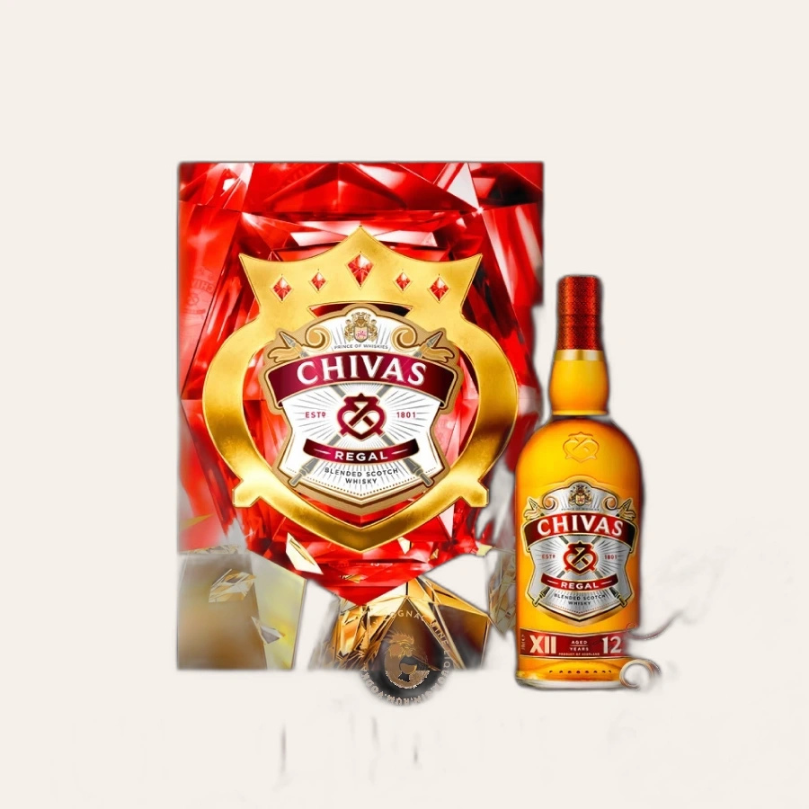 Rượu Whisky Chivas 12 Year Old Phiên Bản Hộp Quà Tết 2025