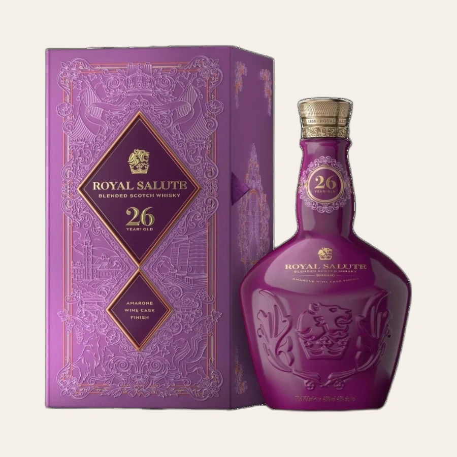 Rượu Whisky Royal Salute 26 Year Old The Kingdom Amarone Wine Cask Finish