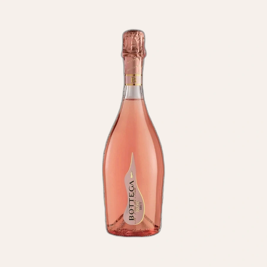 Rượu Sparkling Ý Bottega Rose Brut Il Vino Dei Poeti