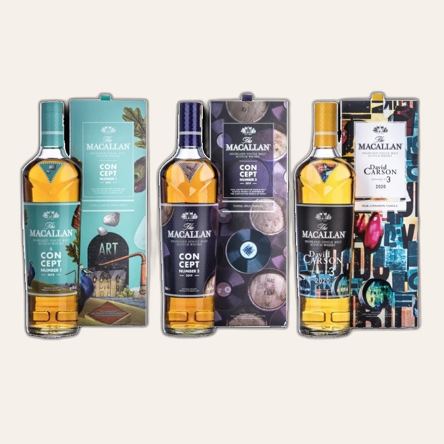 Rượu Whisky Macallan Concept Full Collection No.1-3