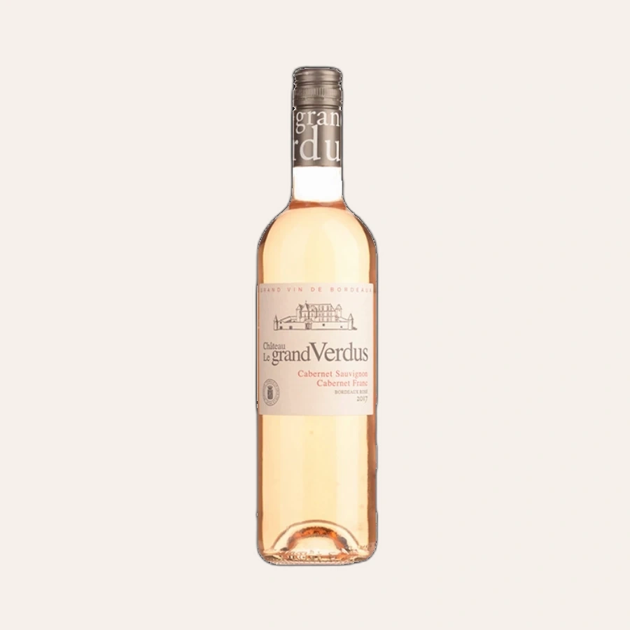 Rượu Vang Hồng Pháp Chateau Le Grand Verdus Rose Bordeaux