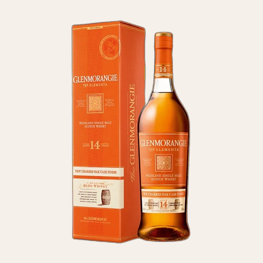 Rượu Whisky Glenmorangie The Elementa 14 Year Old New Charred Oak Cask Finish