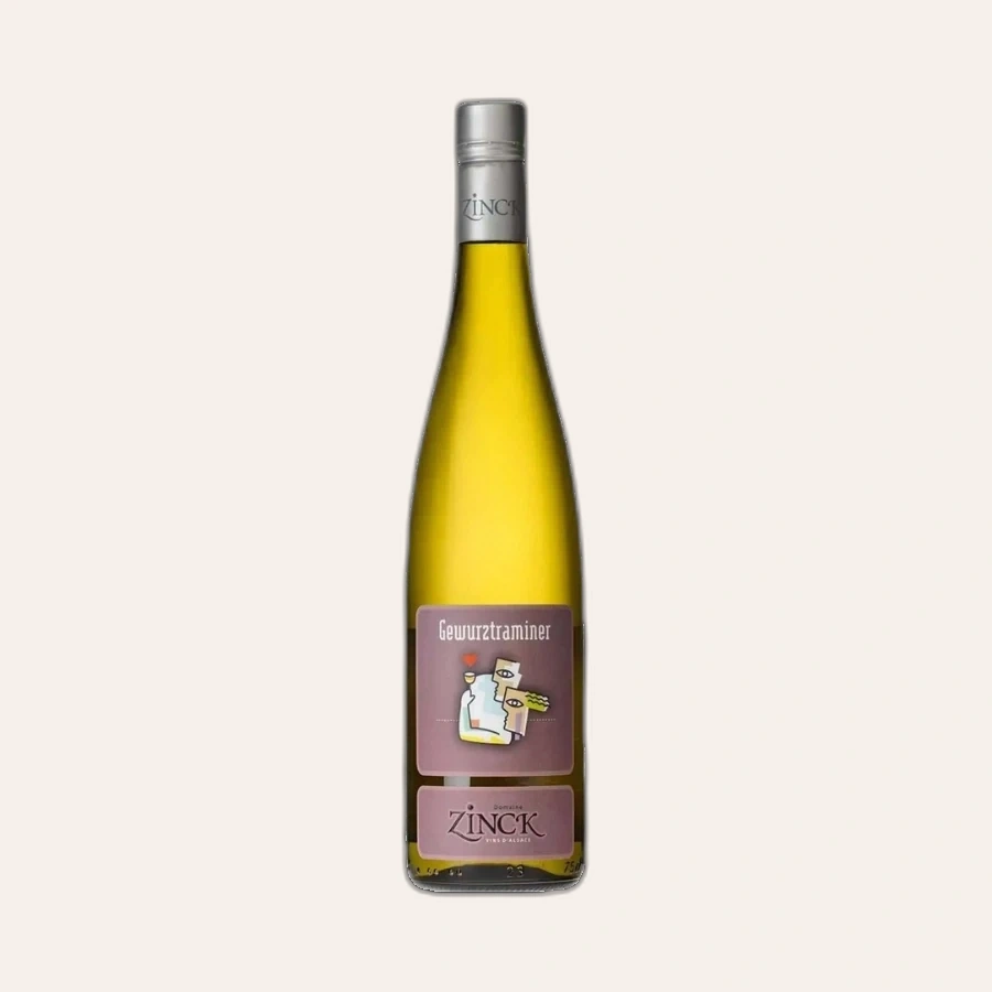 Rượu Vang Trắng Pháp Domaine Zinck Vin D'Alsace Gewurztraminer