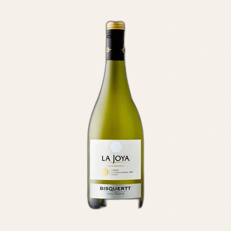 Rượu Vang Trắng Chile Bisquertt La Joya Gran Reserva Viognier Vegan Sustainable