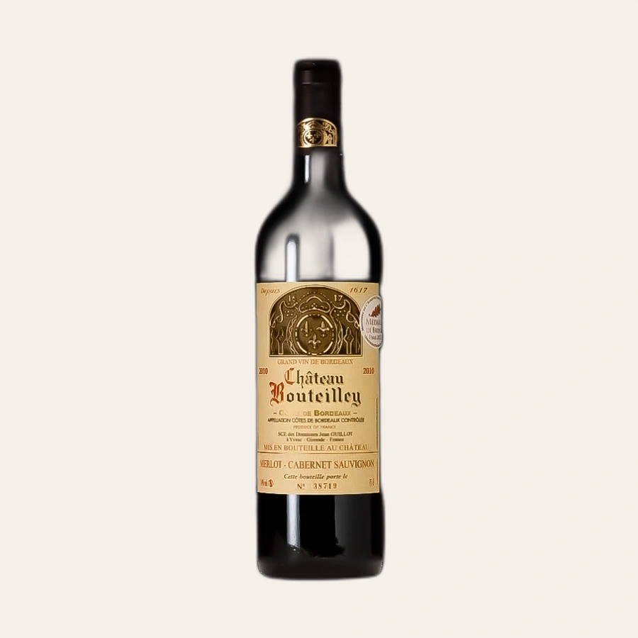 Rượu Vang Đỏ Pháp Chateau Bouteilley Premieres Cotes De Bordeaux