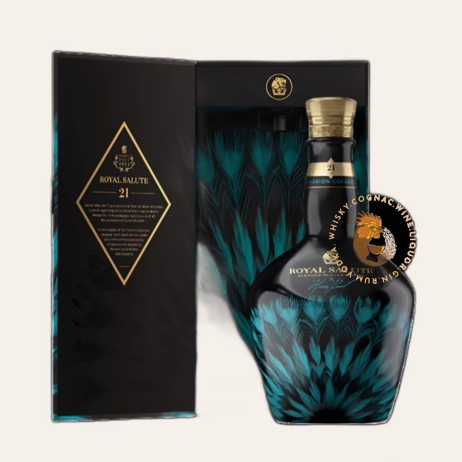 Rượu Whisky Royal Salute 21 Year Old The Harris Reed Edition Màu Xanh