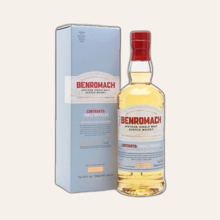 Rượu Whisky Benromach Triple Distilled