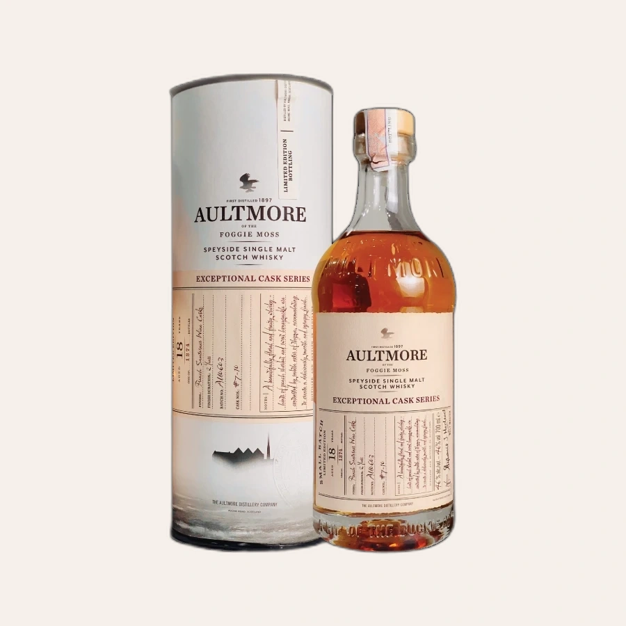 Rượu Whisky Aultmore 18 Year Old Exceptional Cask