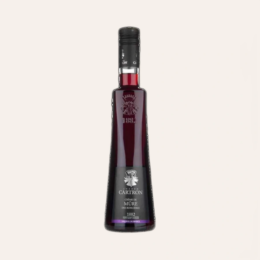 Rượu Liqueur Pháp Joseph Cartron Creme De Mure Des Roncieres Wild Blackberry