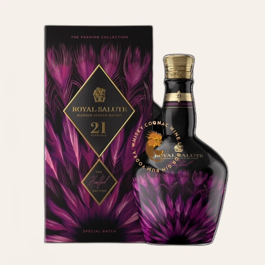 Rượu Whisky Royal Salute 21 Year Old The Harris Reed Edition Màu Tím