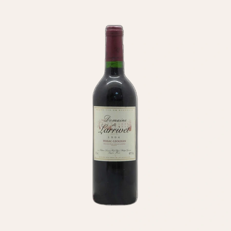 Rượu Vang Đỏ Pháp Domaine de Larrivet Pessac Leognan