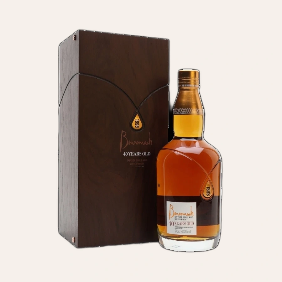 Rượu Whisky Benromach 40 Year Old