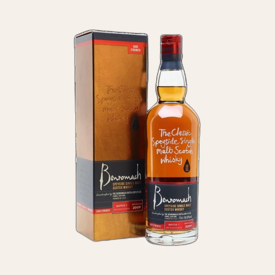 Rượu Whisky Benromach Cask Strength Batch I Vintage 2009