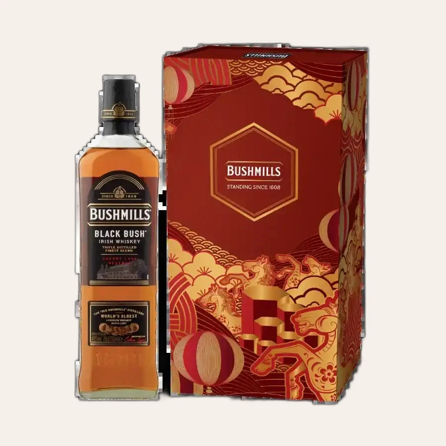 Rượu Whisky Bushmills Black Bush Hộp Quà Tết 2026